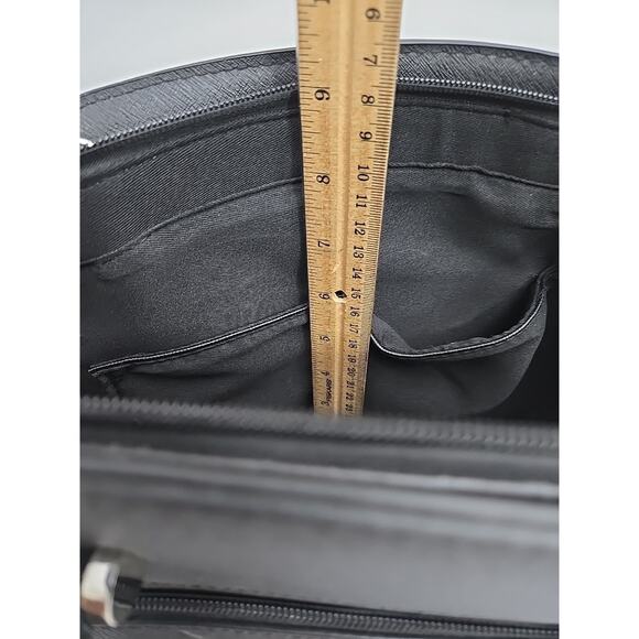 Animal Rescue Site Paw Print Cutout Handbag / Purse Black 12X10X6 IN - Picture 16 of 16